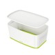Leitz 52291054 caja de almacenaje Rectangular ABS sintéticos Verde, Blanco